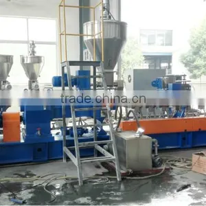 PP PE and Calcium Carbonate Masterbatch Filler Granules Extruder Making thumbnail-4