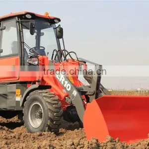 Everun CE Radlader Farm Tractor ER10 Mini Wheel Loader With Bucket for Sale thumbnail-1