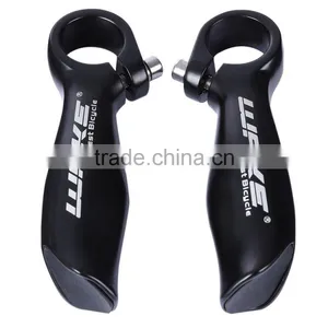 WAKE Paired Utility Black Handlebar Bar End Aluminum Alloy Glossy MTB Bike Rubber Lock-on Cover Bicycle Accessories Parts thumbnail-2