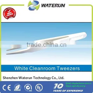 93303 Cleanroom Plastic White Tweezers thumbnail-1