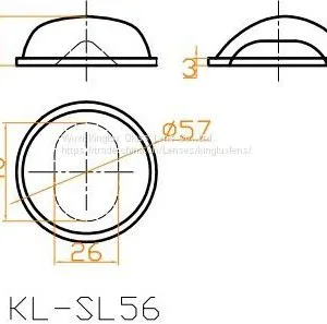 LED Tunnel Light Optical Glass Lens thumbnail-5