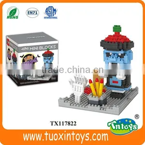 Plastic Pipe Blocks Building Toys Base Plate, Toy Building Bricks thumbnail-4