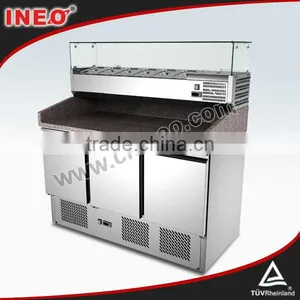 Marble Refrigerated Pizza Counter/Restaurant Counter Refrigerator/Counter Depth Refrigerator thumbnail-1