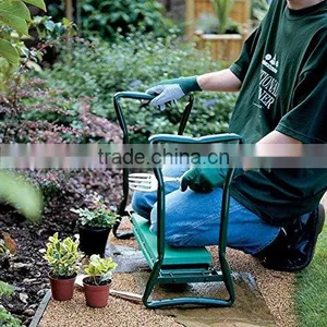 Deluxe Foldable Garden Kneeler and Seat With Tool Pouch thumbnail-6