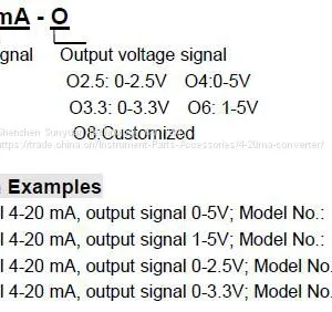 2-Wire Passive 4-20mA to Voltage Signal Converter 3KV Isolation thumbnail-3
