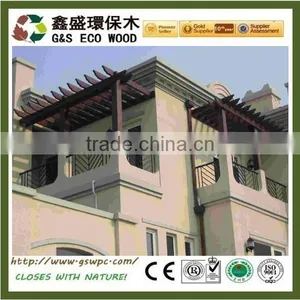 2017 High Quality Environmental WPC Pergola Anti-uv Cheap Pavilion thumbnail-1