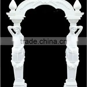 Figure Carving Marble Arch Door Surround thumbnail-1