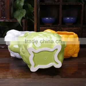 Little Sheep Shape Animal Cheap Ceramic Flower Pots and Planter thumbnail-5
