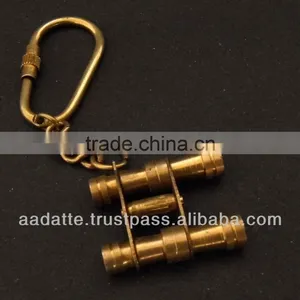 Nautical Brass Binocular Key Chain Nautical Keychain thumbnail-2