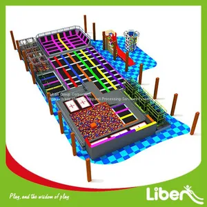 Indoor Trampoline Park With Ninjia Course thumbnail-1