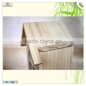 Fsc Guaranteed Laser Carving Wood Bird Cage House thumbnail-5