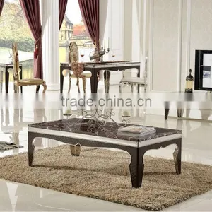 C372 Modern Style Marble Top Tea Table thumbnail-1