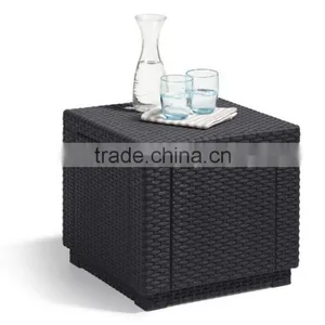 2017 Trade Assurance New Spring Coming Cheap All Weather Modern Cube Rattan Footstool Occasional thumbnail-2
