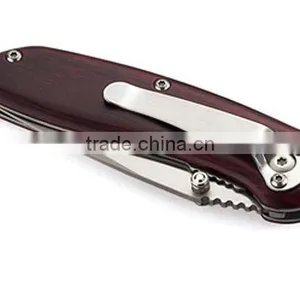 Wooden Camping Folding Fruit Knife With Wooden Handle thumbnail-3