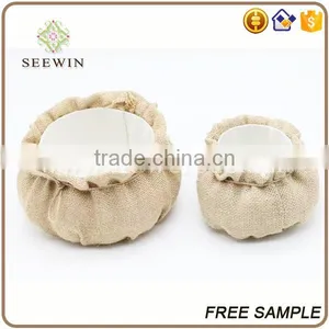 10cm Height Pleasant Jute Burlap Linen Material Flower Pot Price thumbnail-1