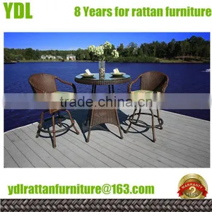 Youdeli Rattan Garden Cheap Wicker Bar Stools Furniture thumbnail-1