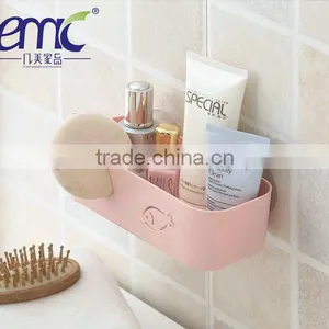 Emc Creative Draining Rack, Plastic Basket Bucket With Suctions thumbnail-3
