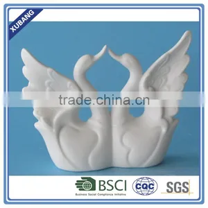Couple Love Ceramic Goose Figurine for Home Decoration Wedding Promotion Gifts thumbnail-1