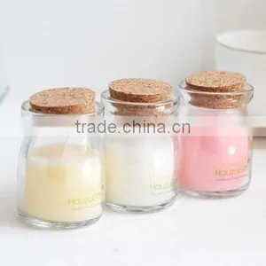 Smokeless Candle Glass Cup / Romantic Scented Candle Birthday Candle Jar thumbnail-1