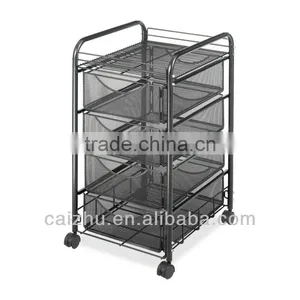 Rolling File Cart With Four Drawers thumbnail-1