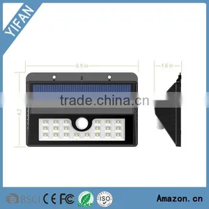 Led Garden Wall Light 20Led Infrared PIR Sensor Solar Supply Light Outdoor Wireless Security Ilumination thumbnail-3