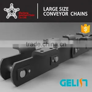 LBW OEM Manufacturing Large Size Cranked Link Chain Nonstandard Conveyor Chain thumbnail-1