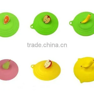 Rubber Cover for Mug Silicone Drinking Glass Lid thumbnail-2