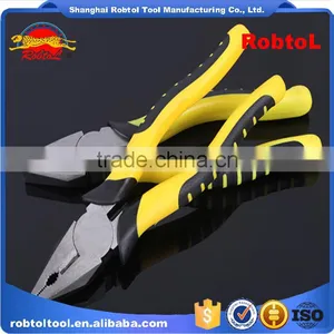 8" Germany Type Combination Plier Industrial Linemen High Leverage Wire Cable Cutting thumbnail-2