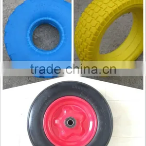 Polyurethane Wheels for Hand Truck / pu Foam Tires thumbnail-1