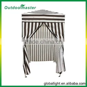 Striped Color Beach Cabana Changing Room thumbnail-3