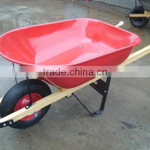 6CBF Wood Handle Wheelbarrow WH6601 thumbnail-1