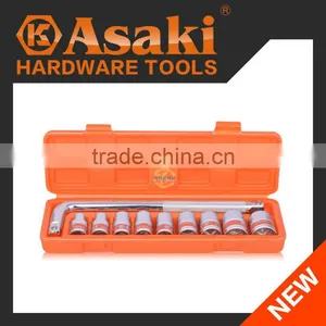 AK-9766 10 PCS 1/2" DR. Socket Wrench Set thumbnail-1