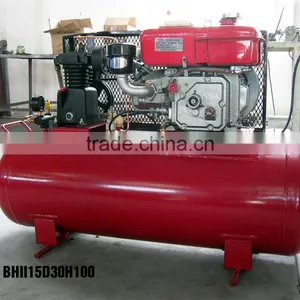 Diesel Driven Belt Air Compressor BHII55D42H70 thumbnail-2