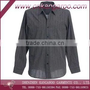 Men's 100%silk Long Sleeve Casual Shirts thumbnail-1