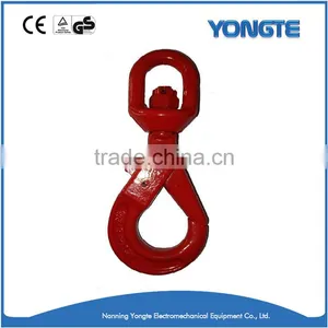 European Type Swivel Self-Locking Lifting Hook thumbnail-1