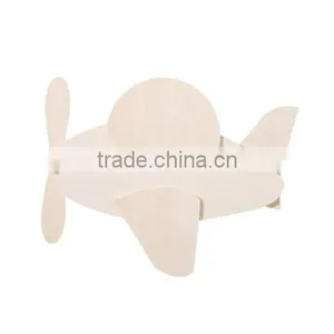 Unfinished Wood Crafts Airplane thumbnail-1