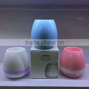 UCHOME New Plastic Flower Pot Bluetooth Speaker Smart Flower Pot Mini Speaker Music Flower Pot For Office And Home thumbnail-5