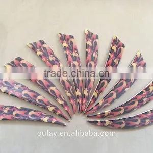 2017 Popular Fancy Arrow Vanes Fletchings For DIY Arrows --500PCS Can Custom thumbnail-3