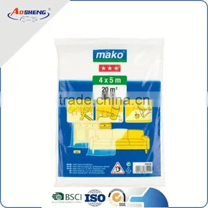 Paint Plastic Drop Cloth Used for Family thumbnail-6