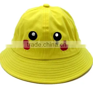 Fashion Bucket Hat For Unisex New Style Dome Fisherman Hat With Pikachu Cartoon thumbnail-1