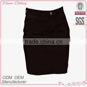 Ladies/Women Most Popular High Quality Pencil Skirt Short Denim Skirts thumbnail-1