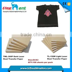 High Quality a3 T-shirt Thermal Heat Laser Transfer Paper for Sale. thumbnail-4