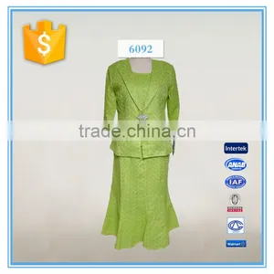 Ladies Embroidery 3 Pcs Formal Skirt Suit thumbnail-1