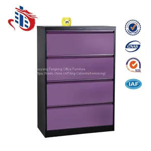 High Quality Office Furniture 4 Drawer Metal File Cabinets thumbnail-1