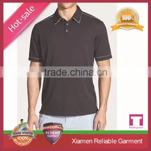 2016 OEM Popular Hot Sale Top Quality Custom Print Mercerized Cotton Polo Shirt thumbnail-4