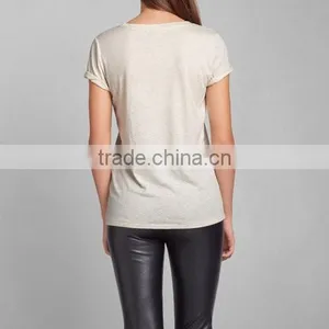 Women's White Letter Printing t Shirt Wholesale thumbnail-2
