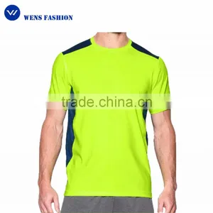 Body Building Wear Printed Logo Round Neck Training Mens Fitness T Shirt thumbnail-1