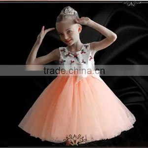 Hot Sale Wedding Dress For Flower Girls Pretty Girl Summer Dress For Performance Fancy Kids Clothing GD90427-8 thumbnail-2