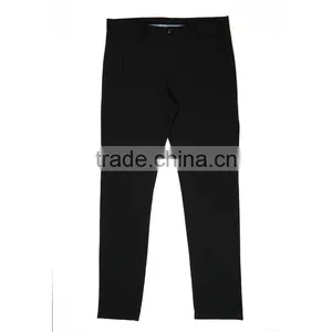 New Model Euro Classic Cutomized Colored Embroidery Stitches Pattern High Waisted Skinny Pencil Pants for Men thumbnail-2