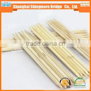 Needle Work Supplier Cheap Wholesale Good Quality 20cm Bamboo Double Point Needle Knitting in Low Price thumbnail-5